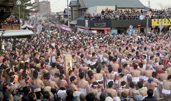 Naked men festival