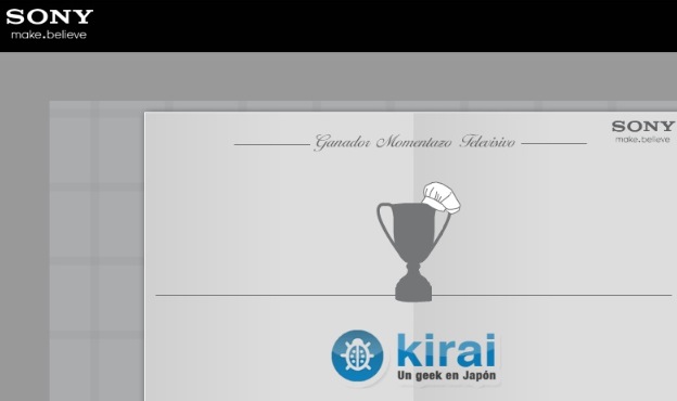 Ganador del Concurso TV Bravia de 40 pulgadas class=